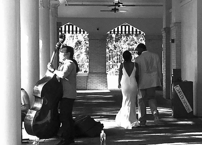 New Orleans wedding ceremony moment